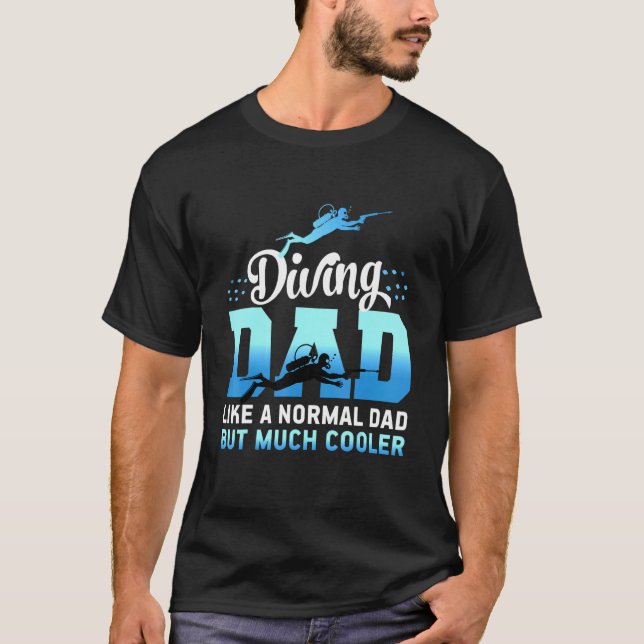 Camiseta Buceo Con Papá Para Buceadores De Scuba Y Entusias (Anverso)
