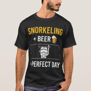 Camiseta Buceo con snorkel Snorkelling Snorkel Buceador con