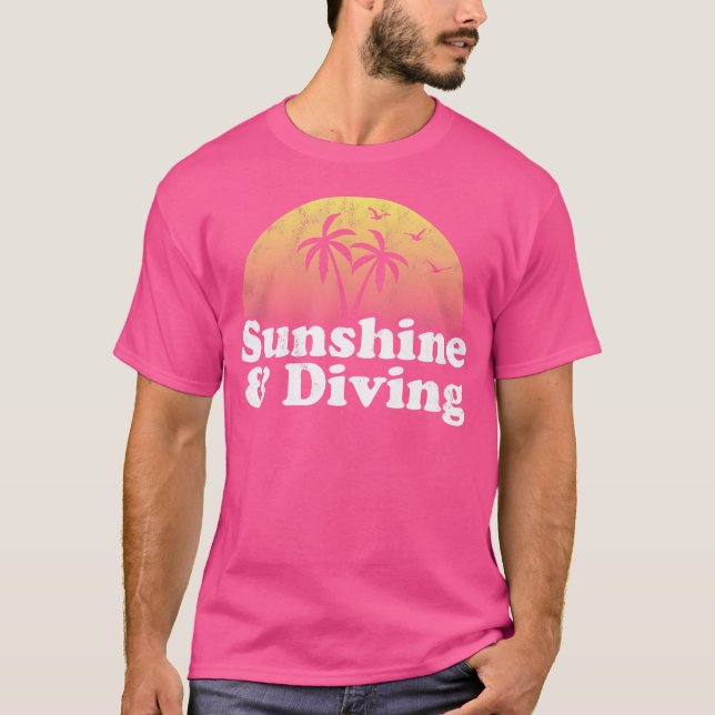 Camiseta Buceo Con Sol Y Buceo (Anverso)