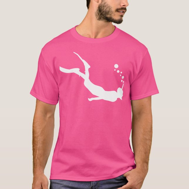 Camiseta Buceo con tubo (Anverso)