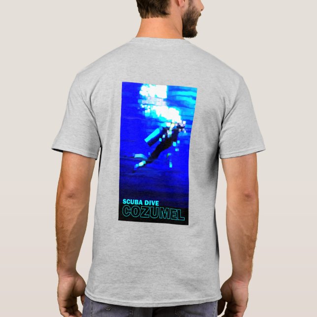 Camiseta Buceo Cozumel Scuba (Reverso)