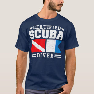 Camiseta Buceo de buceo certificado 1