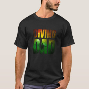 Camiseta Buceo de buceo de buceo de papá gráfico buceo Scub