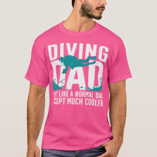Camiseta Buceo de esnórquel genial para papá hombres buzo d