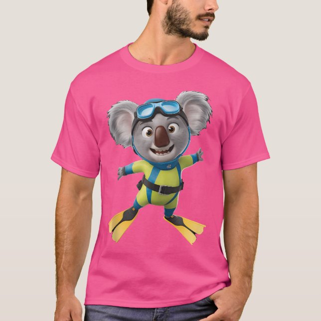 Camiseta Buceo de Koala (Anverso)