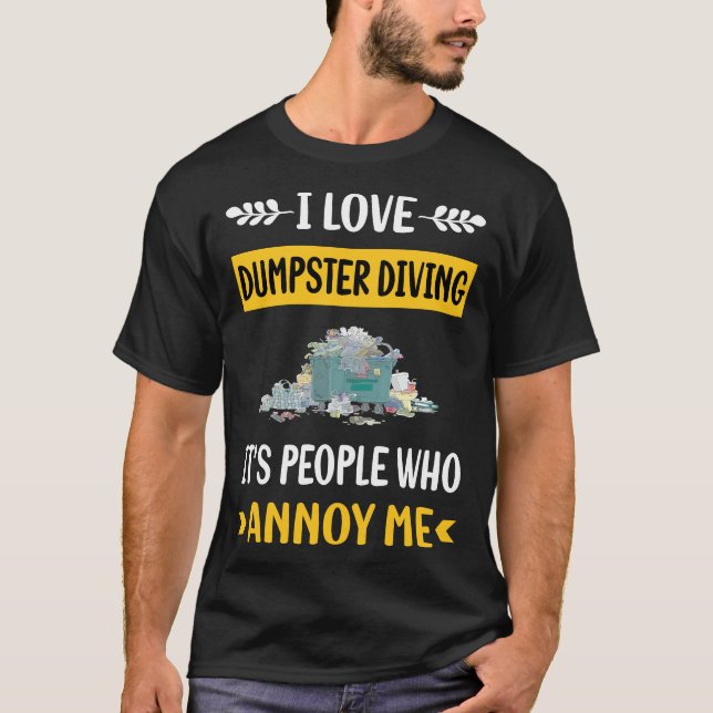Camiseta Buceo de la Annoy Dumpster (Anverso)