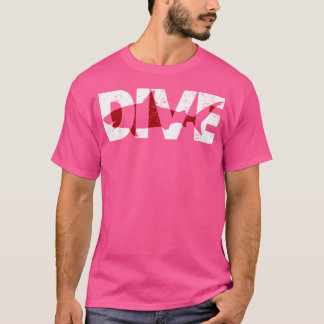 Camiseta Buceo de la jaula del tiburón en Scuba