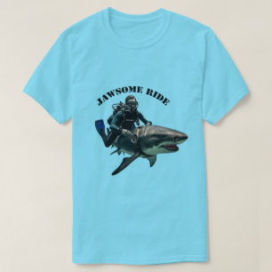 Camiseta Buceo de la vieja SCUBA montando un gran URM de ti