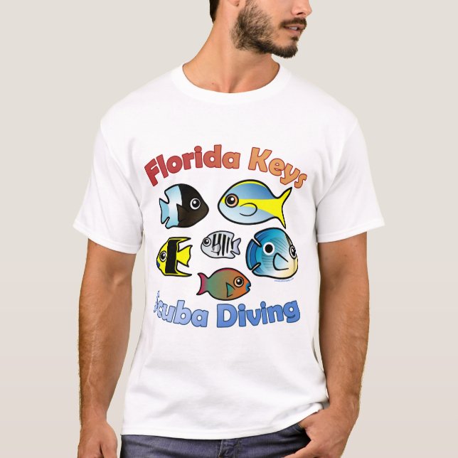 Camiseta Buceo de los Cayos de Florida (Anverso)