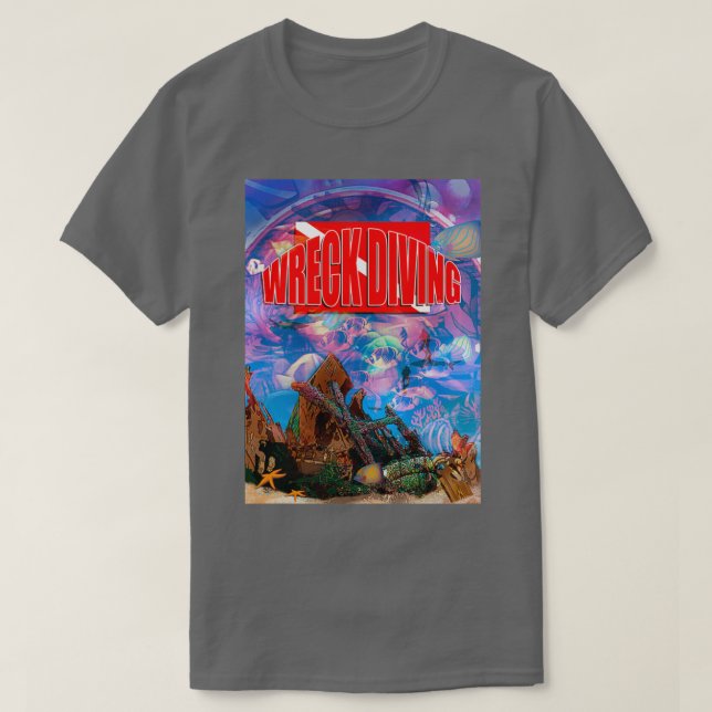 Camiseta Buceo de naufragios (Diseño del anverso)