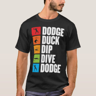 Camiseta buceo de pato dodge para un jugador de béisbol dod