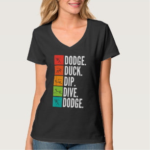 Camiseta Buceo de pato en los juegos de bolas, es divertido