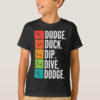 Camiseta Buceo de pato en los juegos de bolas, es divertido