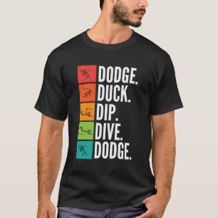 Camiseta Buceo de pato I Ball Games I Funny Dodgeball Para