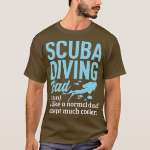 Camiseta Buceo de Scuba definición padre Día de los padres