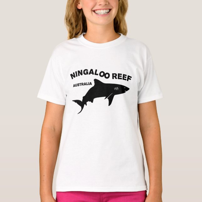 Camiseta Buceo De Tiburón En Australia, Arrecife Ningaloo (Anverso)