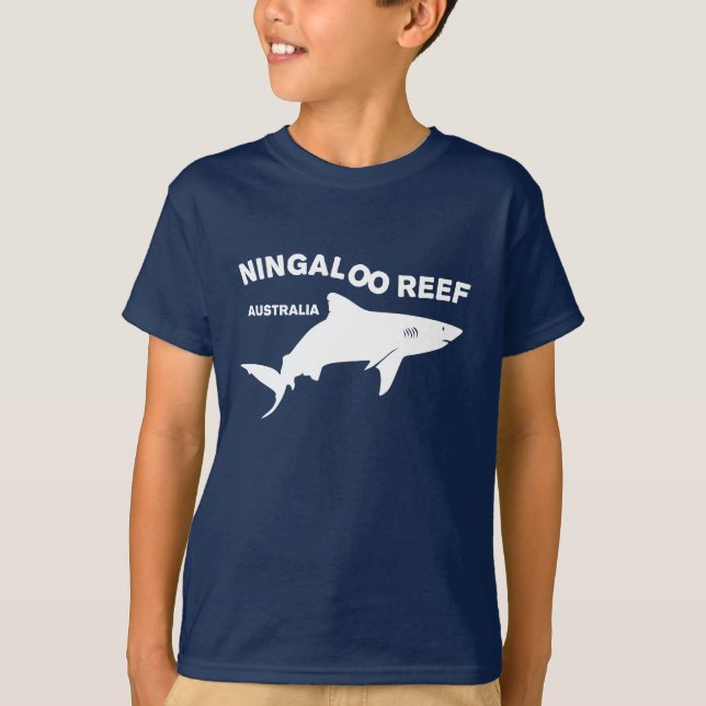 Camiseta Buceo De Tiburón En Australia, Arrecife Ningaloo (Anverso)