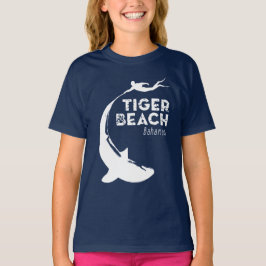 Camiseta Buceo de tiburones en la playa de Tiger