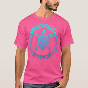 Camiseta Buceo de tortuga marina maorí en el océano animal