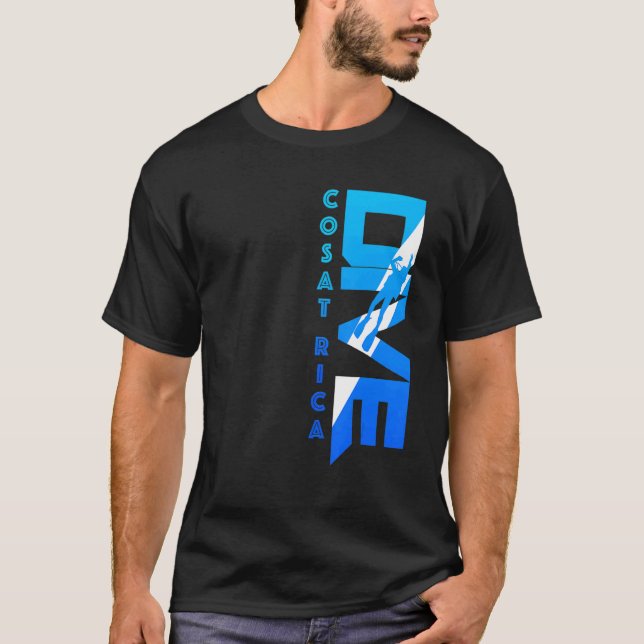 Camiseta Buceo de vacaciones en Costa Rica (Anverso)