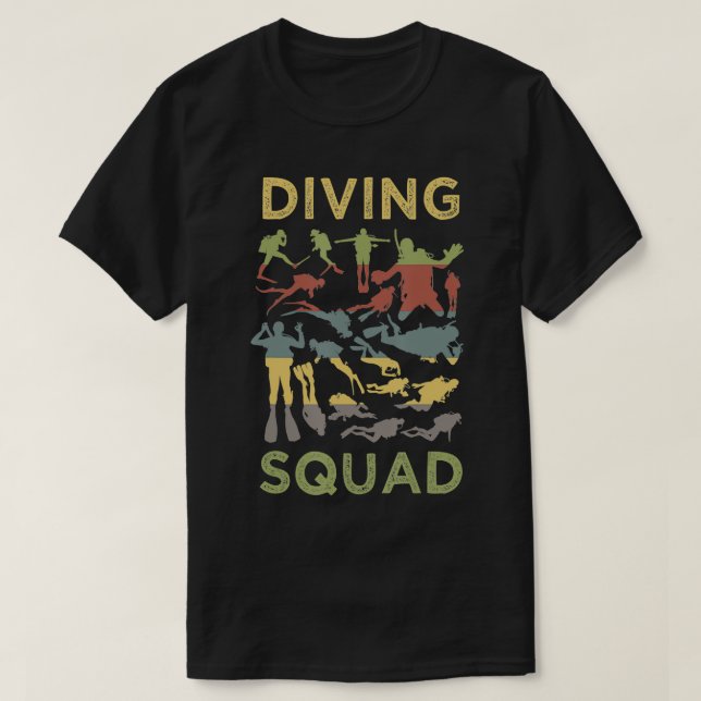 Camiseta Buceo del equipo de buceo Funny Scuba Buceo (Diseño del anverso)