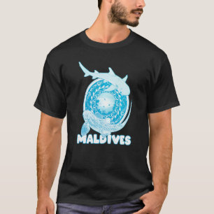Camiseta Buceo del leopardo del tiburón blanco arrecife de