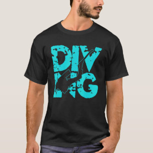 Camiseta Buceo Deportes Acuáticos Buzo Océano Mar Profundo