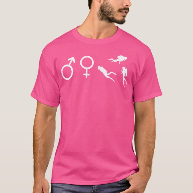 Camiseta Buceo divertido en Scuba (Anverso)