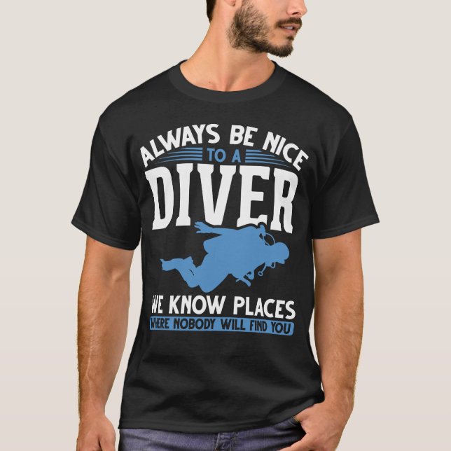 Camiseta Buceo divertido Scuba (Anverso)