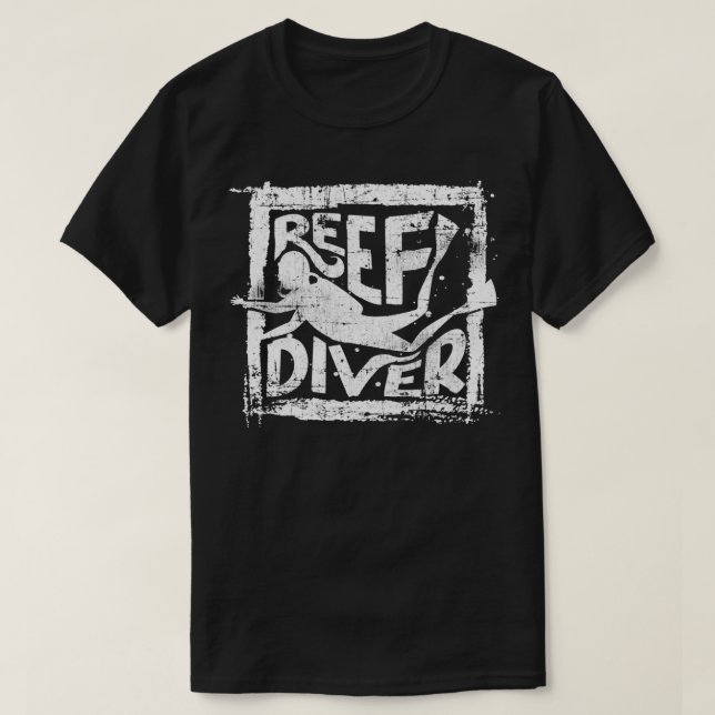 Camiseta Buceo en aguas profundas (Diseño del anverso)