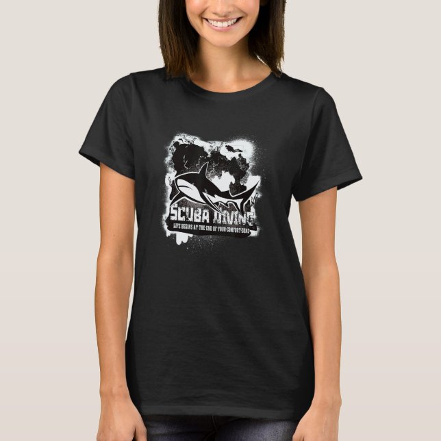 Camiseta Buceo en Arrecife de Tiburones_1 (Anverso)