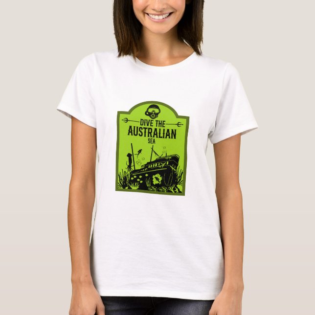 Camiseta Buceo en barco en Australia (Anverso)