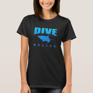 Camiseta Buceo en Belice con tiburón, buceo en Belice (Bl