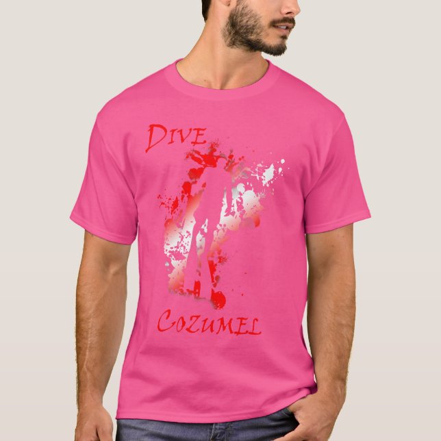 Camiseta Buceo en Cozumel Vacacional (Anverso)