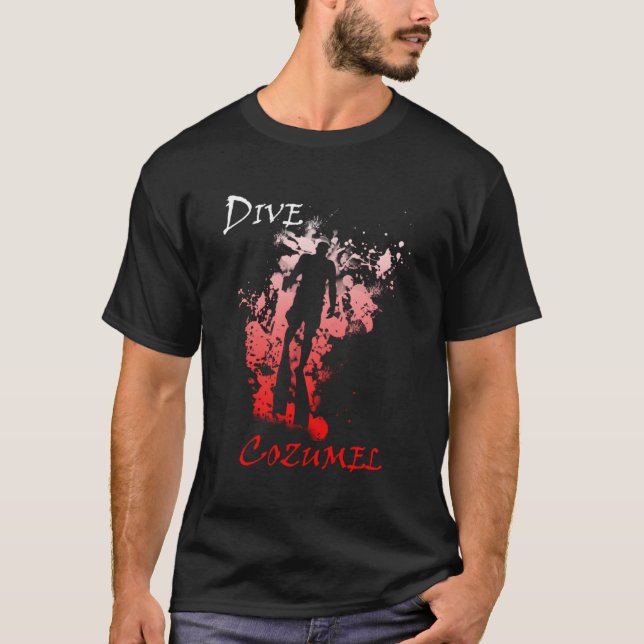 Camiseta Buceo en Cozumel Vacacional (Anverso)
