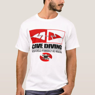 Camiseta Buceo en cueva (marcas de línea)