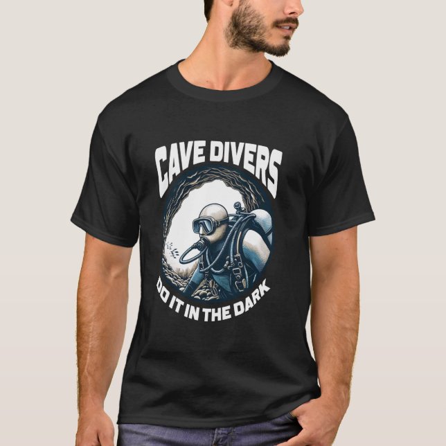 Camiseta Buceo en cuevas (Anverso)