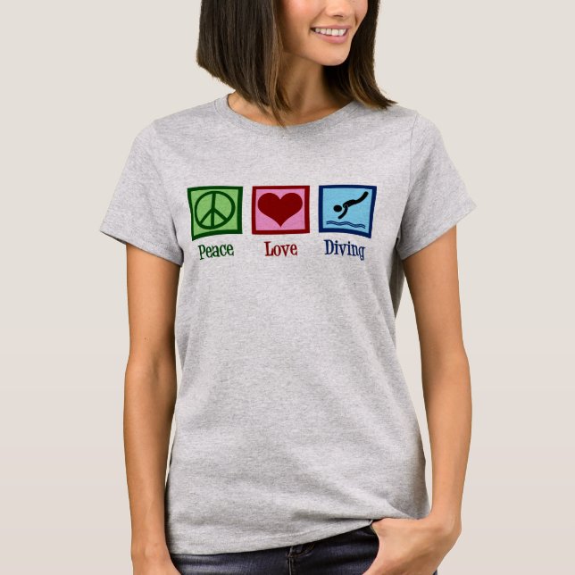 Camiseta Buceo en equipo de buceo Paz (Anverso)