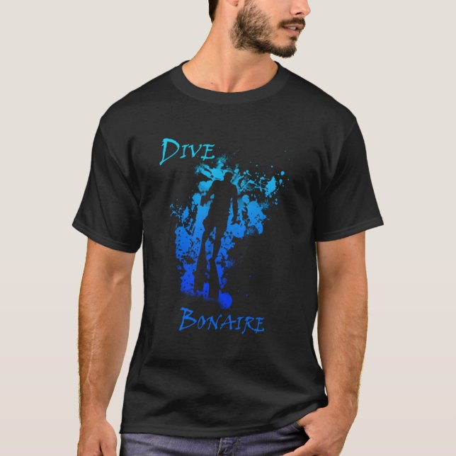 Camiseta Buceo en forma de buceo en las Antillas (Anverso)