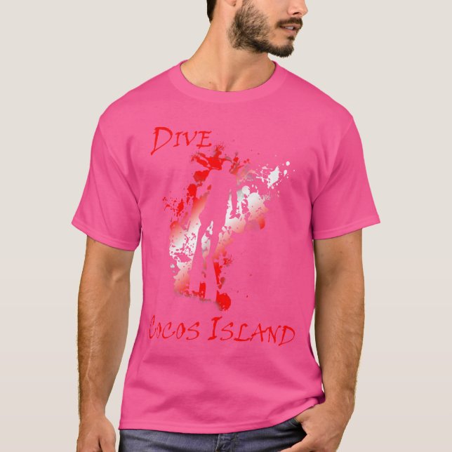 Camiseta Buceo en isla de Cocos (Anverso)