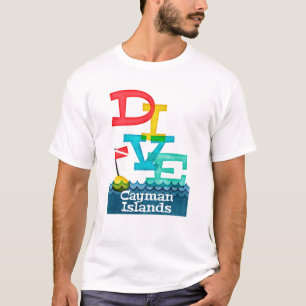 Camiseta Buceo en las Islas Caimán - Colorida Scuba