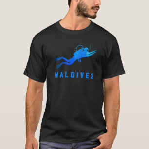 Camiseta Buceo en Maldivas Maldivas Recuerdo Buceador 3