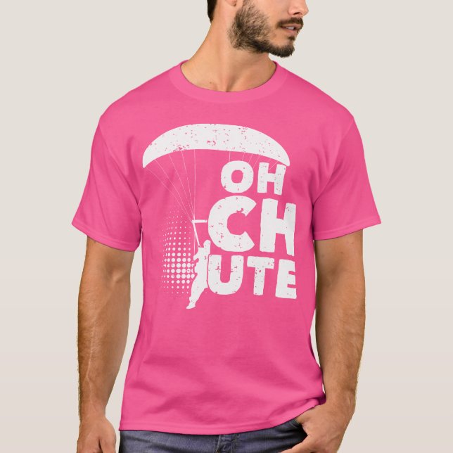 Camiseta Buceo en paracaídas de Chute Skydiver (Anverso)