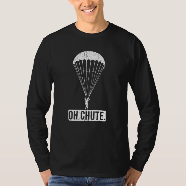 Camiseta Buceo en paracaídas Oh Chute (Anverso)
