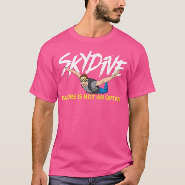 Camiseta Buceo En Pie Para Un Skidiver (Anverso)