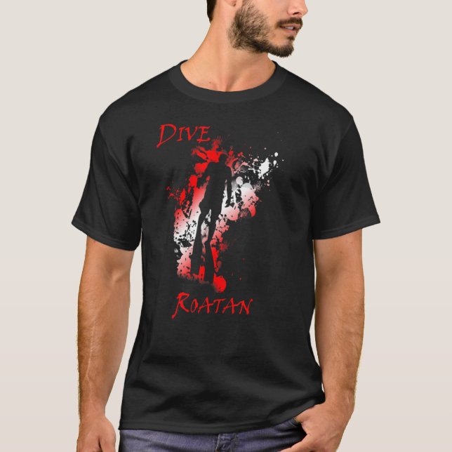 Camiseta Buceo en Roatan Vacaciones (Anverso)