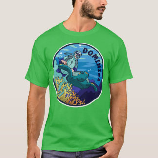 Camiseta Buceo En Scuba En Dominica