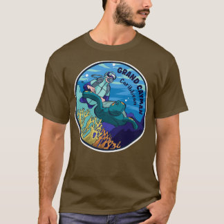 Camiseta Buceo En Scuba En El Caribe Gran Caimán