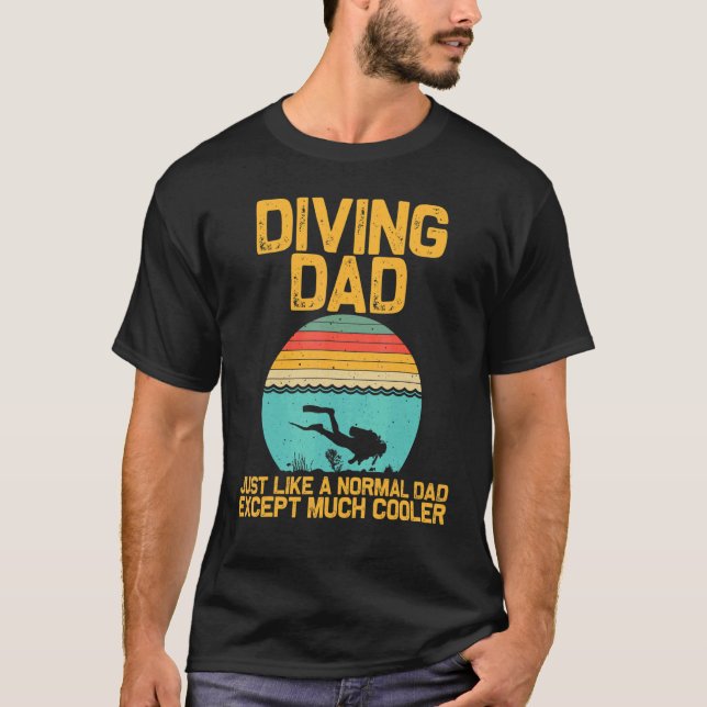 Camiseta Buceo En Scuba Para Los Buceadores Subacuáticos De (Anverso)