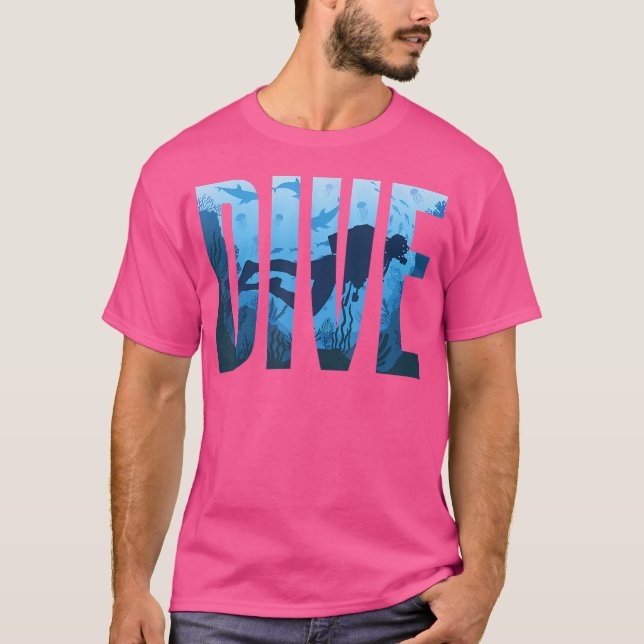 Camiseta Buceo en submarinismo (Anverso)